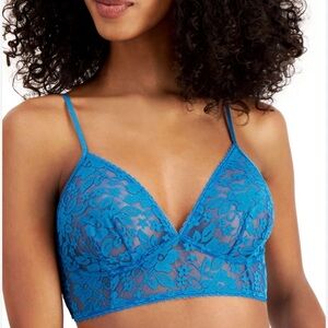 INC International Concepts Teal Lace Bralette